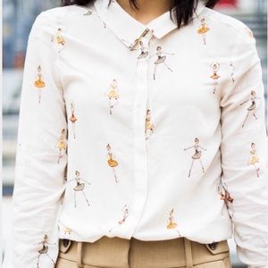 Zara Ballerina Blouse